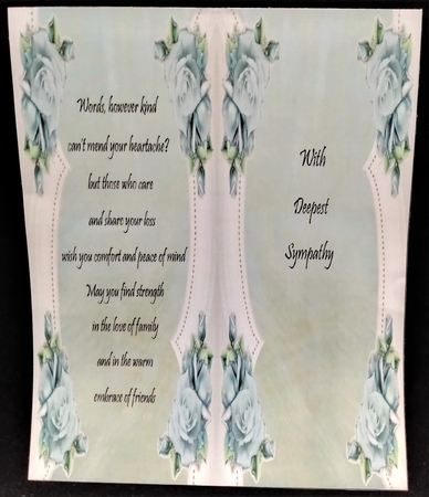 Sympathy Card Mini Kit by Margarette Blakeborough