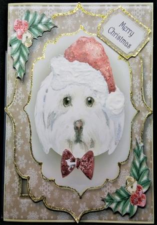 Gorgeous Christmas Dog Bumper Kit 1 by Margarette Blakeborough