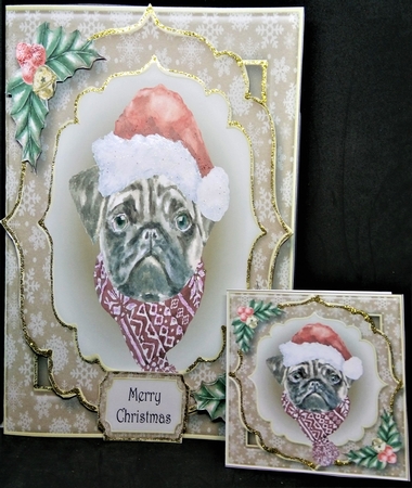 Gorgeous Christmas Dog Bumper Kit 1 by Margarette Blakeborough