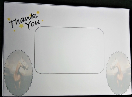 Horse 3 8x8 Quick Card by Margarette Blakeborough