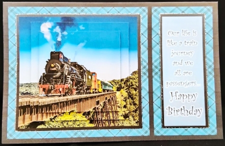 Steam Train Mini Kit & Pyramage with Birthday Ages by Margarette Blakeborough