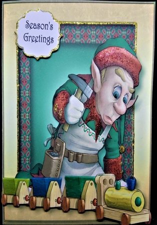 Santa & His Elves Bumper Kit by Margarette Blakeborough