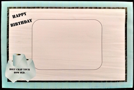 Holy crap youre old - card mini kit & decoupage by Margarette Blakeborough