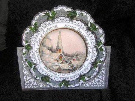 Ice Church Across the Miles Picture Doily C & E Kit by Margarette Blakeborough