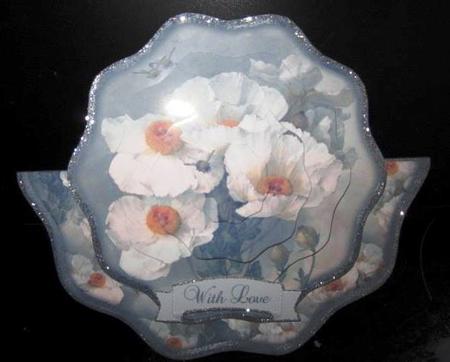 Vintage Painted Flowers Shaped Over the Edge Mini Kit by Margarette Blakeborough