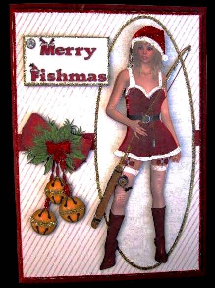 Merry Fishmas Sexy Lady by Margarette Blakeborough