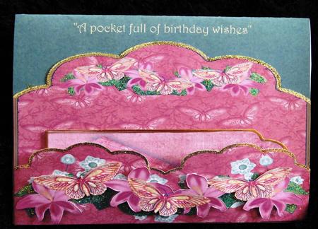 Pink Butterfly Fashion Flair Fashion Tag Cf Minikit by Margarette Blakeborough