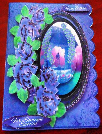 Purple Cameo Scalloped Edge Mini Kit by Margarette Blakeborough