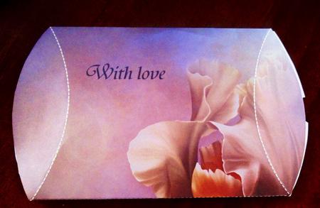 Soft and Gentle Iris Pillow Box by Margarette Blakeborough