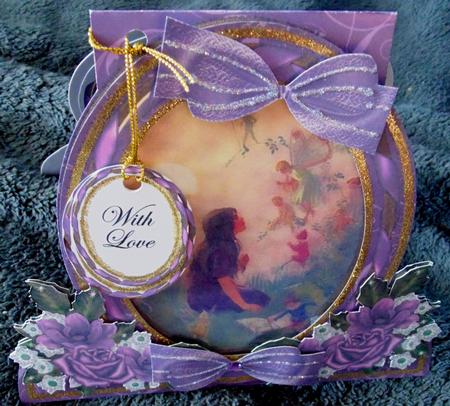 Lilac Fairy Special Large Oval Card Mini Kit by Margarette Blakeborough
