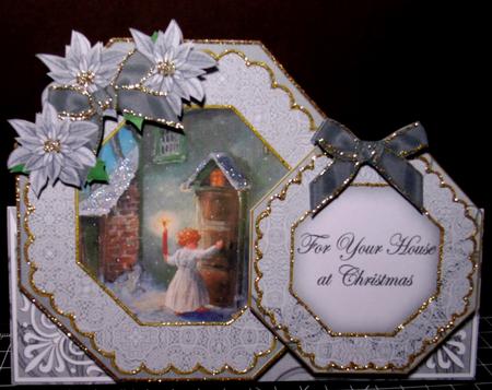 Choirboy Knocking for Your House Double Octagon Card Kit by Margarette Blakeborough