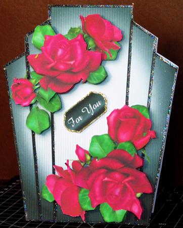 Art Deco Celebration Roses & Decoupage by Margarette Blakeborough