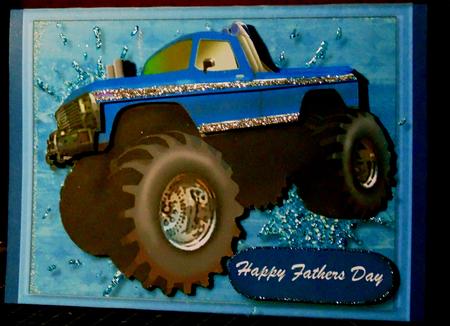 Big ,big, Truck in Blue by Margarette Blakeborough