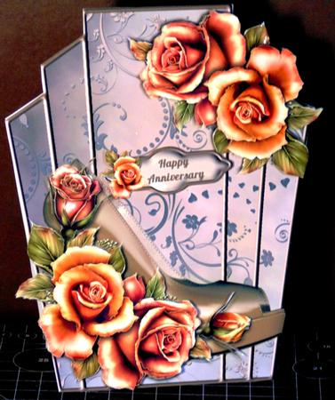 Shoes & Roses Art Deco Card Kit by Margarette Blakeborough