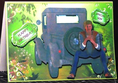 Boys Toys - Rusted Truck by Margarette Blakeborough