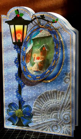 Choirboy Knocking 3D Opening Sign Card Mini Kit by Margarette Blakeborough
