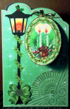 Candle Duo 3D Opening Sign Card Mini Kit by Margarette Blakeborough