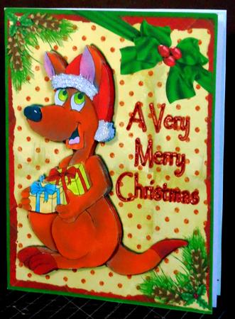 A Very Merry Christmas - Kanga #1 by Margarette Blakeborough