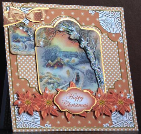 Winter Sunset Special 8in Tag N' Envelope Kit by Margarette Blakeborough