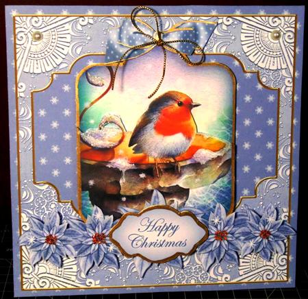 Blue Robin Special 8in Tag N' Envelope Kit by Margarette Blakeborough