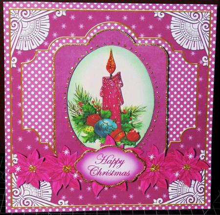 Cerise Candle Special 8in Tag N' Envelope Kit by Margarette Blakeborough