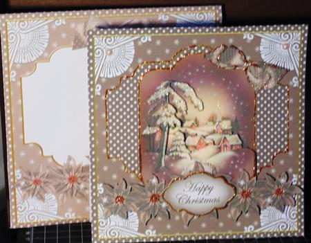 Snowy Village Special 8in Tag N' Envelope Kit by Margarette Blakeborough