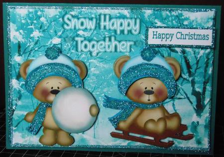 Snow Happy Together Snow Bears by Margarette Blakeborough