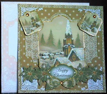 Snow Steeple Special 8in Tag N' Envelope Kit by Margarette Blakeborough