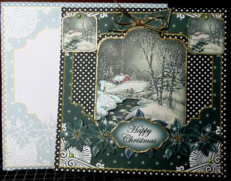 Winter Walk Special 8in Tag N' Envelope Kit by Margarette Blakeborough