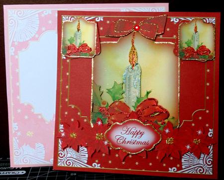 Single Red Candle Special 8in Tag N' Envelope Kit by Margarette Blakeborough