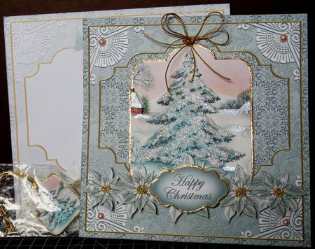 Snow Tree Special 8in Tag N' Envelope Kit by Margarette Blakeborough