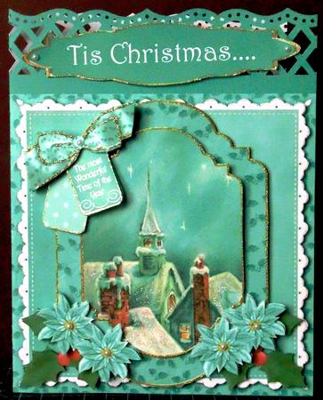 Rooftops Wonderful Time 6in Christmas Step by Step by Margarette Blakeborough