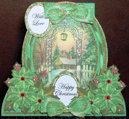 Winter Garden Special Large Oval Card Mini Kit by Margarette Blakeborough
