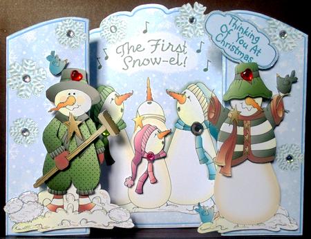 Theatre Fold 3D Mini-kit - the First Snow-el -  by Margarette Blakeborough