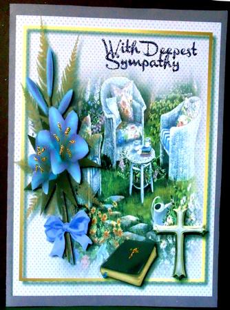 Deepest Sympathy with Verse 1 by Margarette Blakeborough