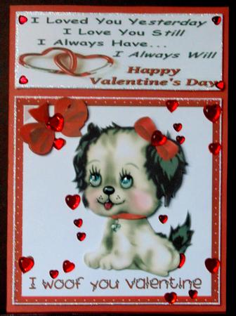 I Woof You Valentine by Margarette Blakeborough