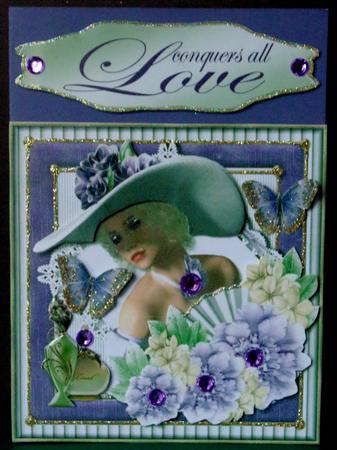 Lost in Thought Card Topper 3 by Margarette Blakeborough