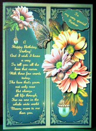 Happy Birthday Darling by Margarette Blakeborough