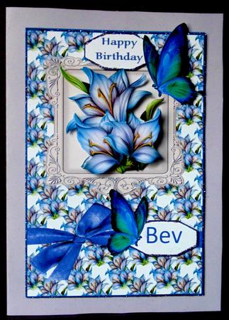 Occasional Flowers Card Front by Margarette Blakeborough