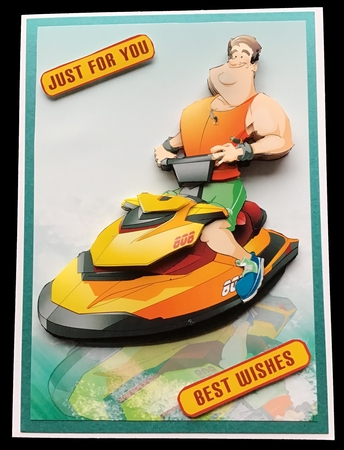 Jet Ski Dude by Maria Arnold