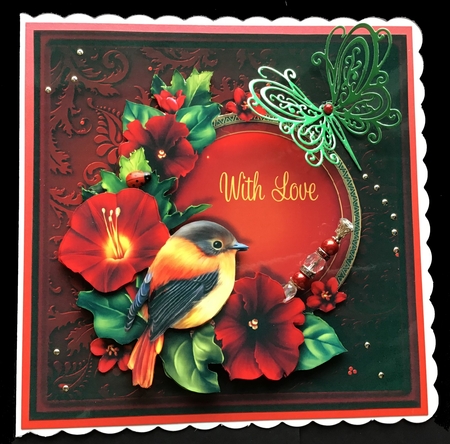 Red-Y For Spring Blank Mini Kit by Maria Arnold