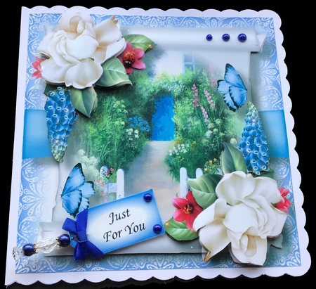Floral Parchment Scroll Bumper Kit 1 by Maria Arnold