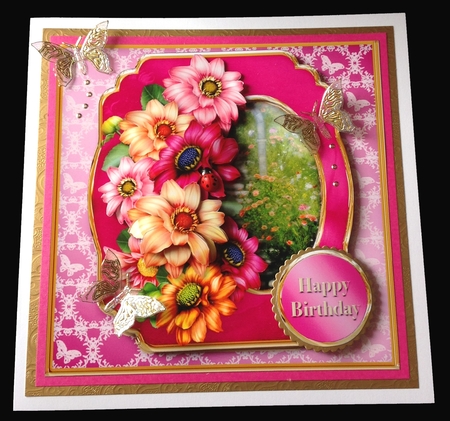 Cottage Garden - Aperture Layer Card Mini Kit by Maria Arnold