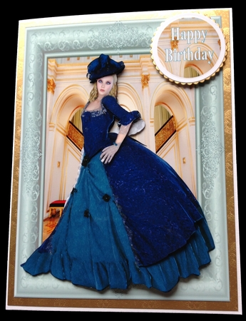 Vintage Blues2 by Maria Arnold