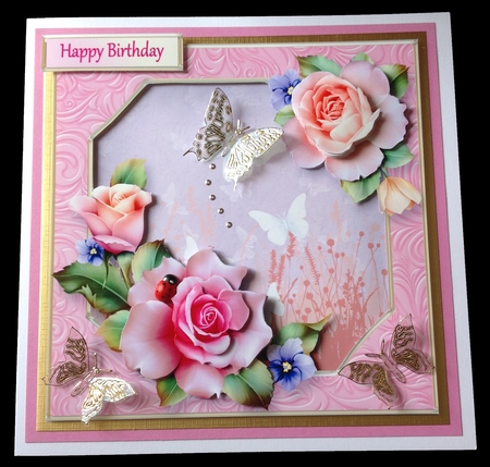 Field of Butterflies - Frame Card Mini Kit by Maria Arnold