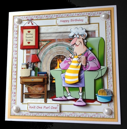 Home Sweet Home Topper by Maria Arnold