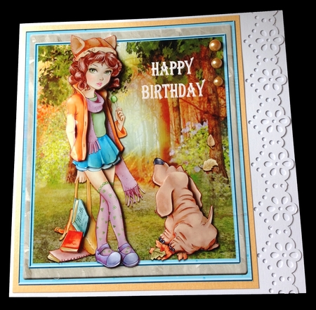 Mini Kit- Lovely Schoolgirl #2 by Maria Arnold