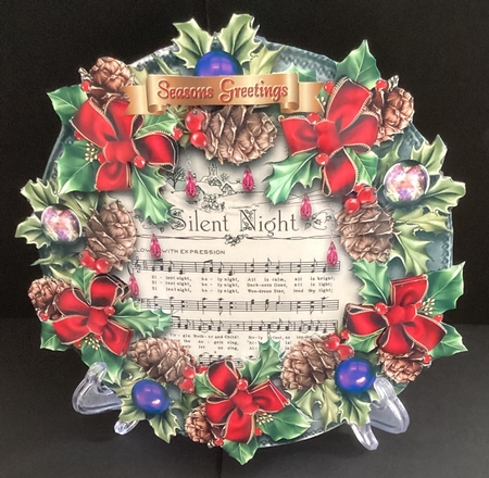 Christmas Plate card 3 by Maria Arnold