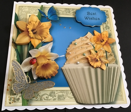 Floral Cupcakes Bumper Kit 1 by Maria Arnold