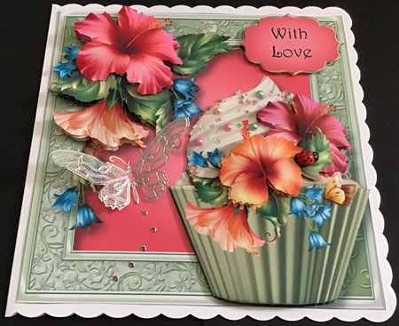 Floral Cupcakes Bumper Kit 5 by Maria Arnold